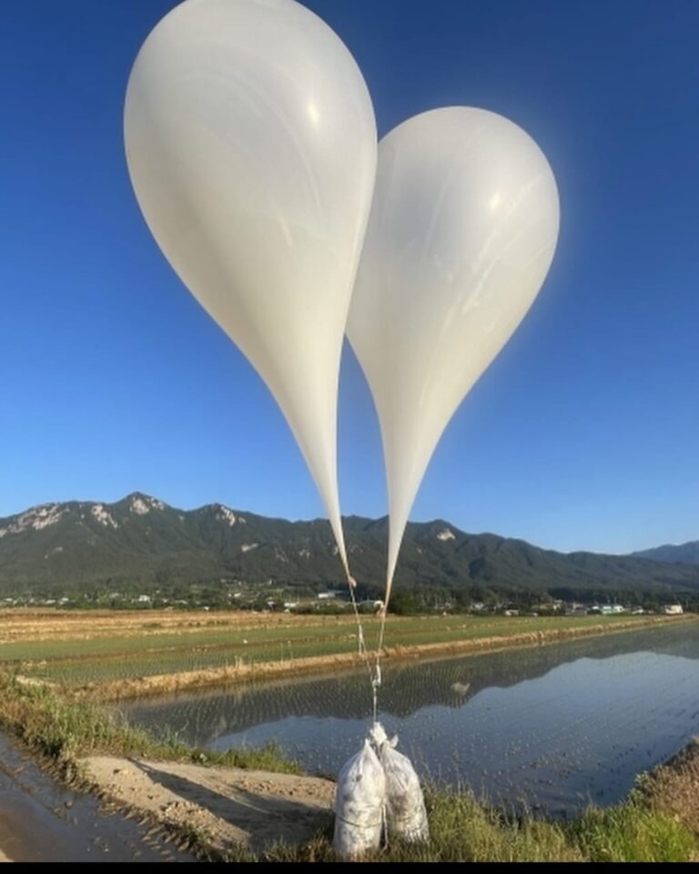 North Korea sends balloons filled with waste into the South